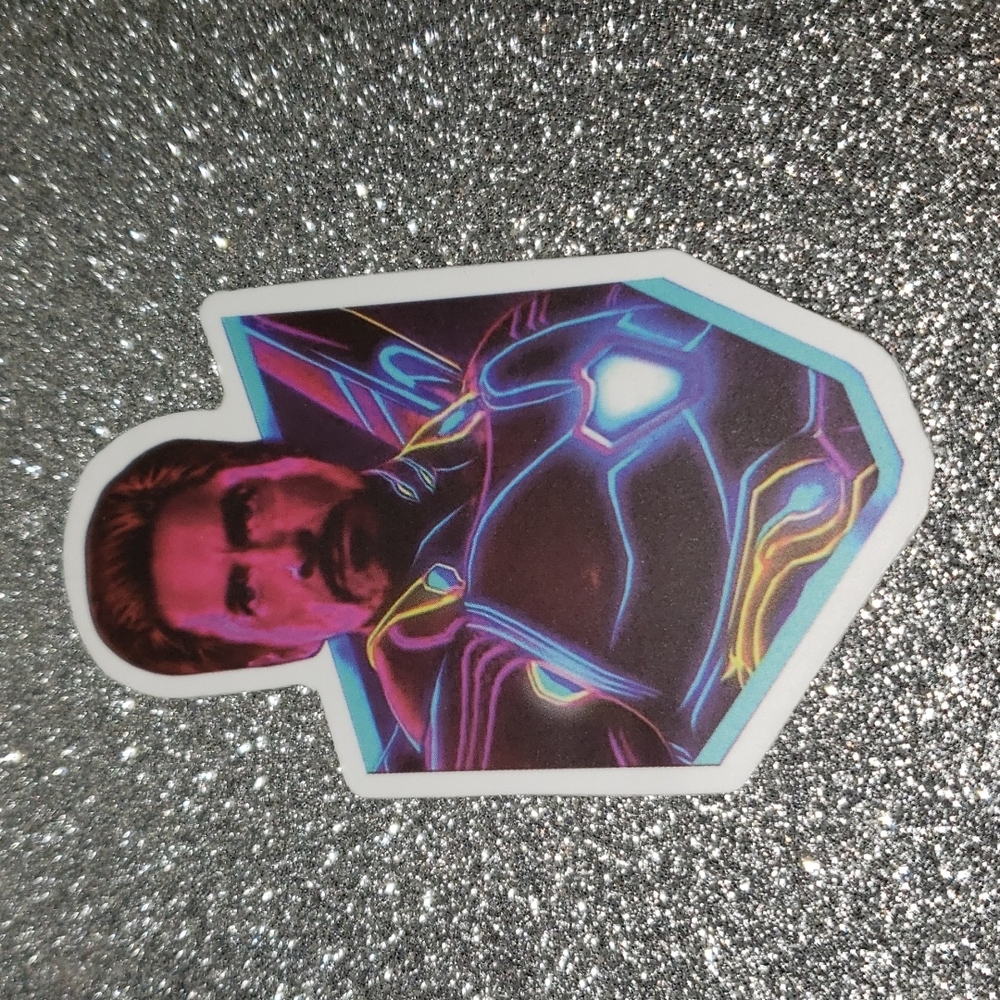 MARVEL Iron Man Waterproof Sticker Tony Stark